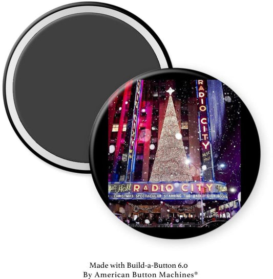 Radio City Music Hall Christmas Tree Magnet - Magnets and Memories