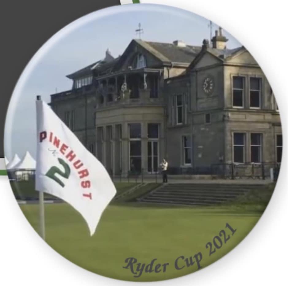 Ryder Cup 2021 Pinehurst Flag at St Andrews Magnet - Magnets and Memories