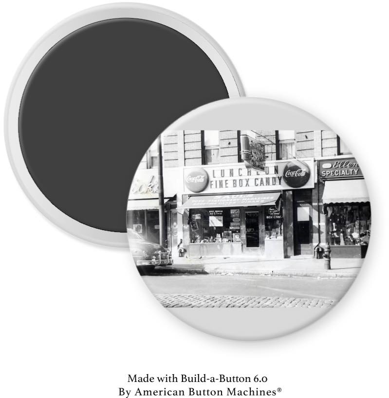 Saul’s Luncheonette near Beverly Theater Brooklyn Magnet - Magnets and Memories