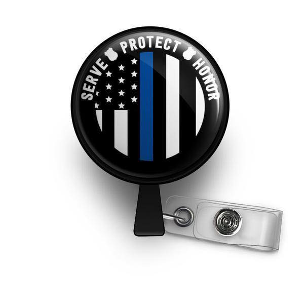 Serve Protect Honor Keychain - Magnets and Memories