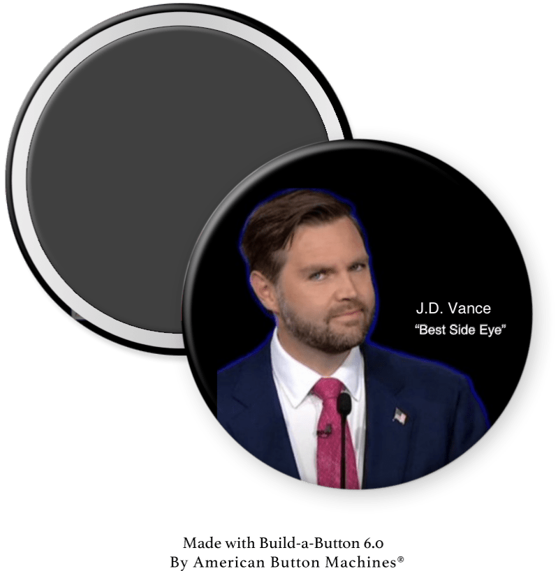 Side Eye JD Vance Magnet - Magnets and Memories