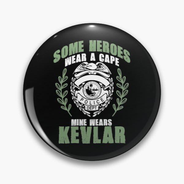 Some Heroes Wear A Cape Mine Wears Kevlar Magnet - Magnets and Memories