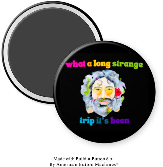 What a Long Strange Trip It's Been Jerry Garcia Magnet - Magnets and Memories