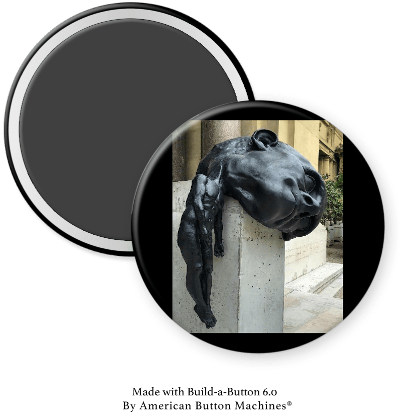 What Depression Looks Like Sculpture Magnet - Magnets and Memories