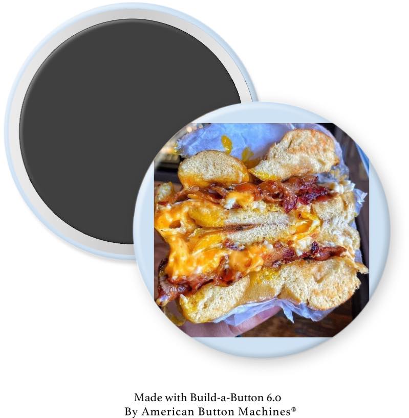 White Castle Cheeseburger Magnet - Magnets and Memories