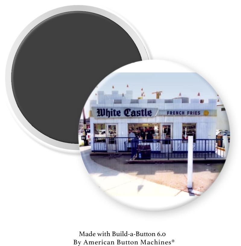 White Castle Front Magnet - Magnets and Memories