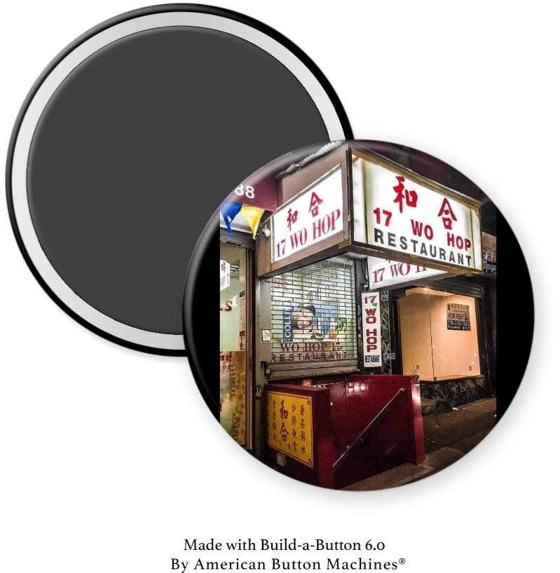 Wo Hop Restaurant in Chinatown Magnet - Magnets and Memories