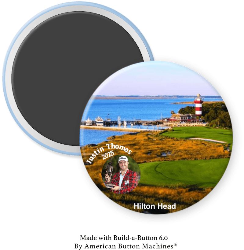 Justin Thomas Wins at Harbour Town in 2025! - Magnets and Memories