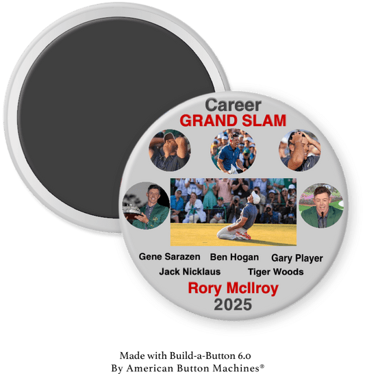 Rory McIlroy wins his Career Grand Slam! - Magnets and Memories
