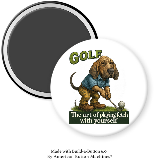 GOLF The Art of Playing Fetch with Yourself with Golfing Dog