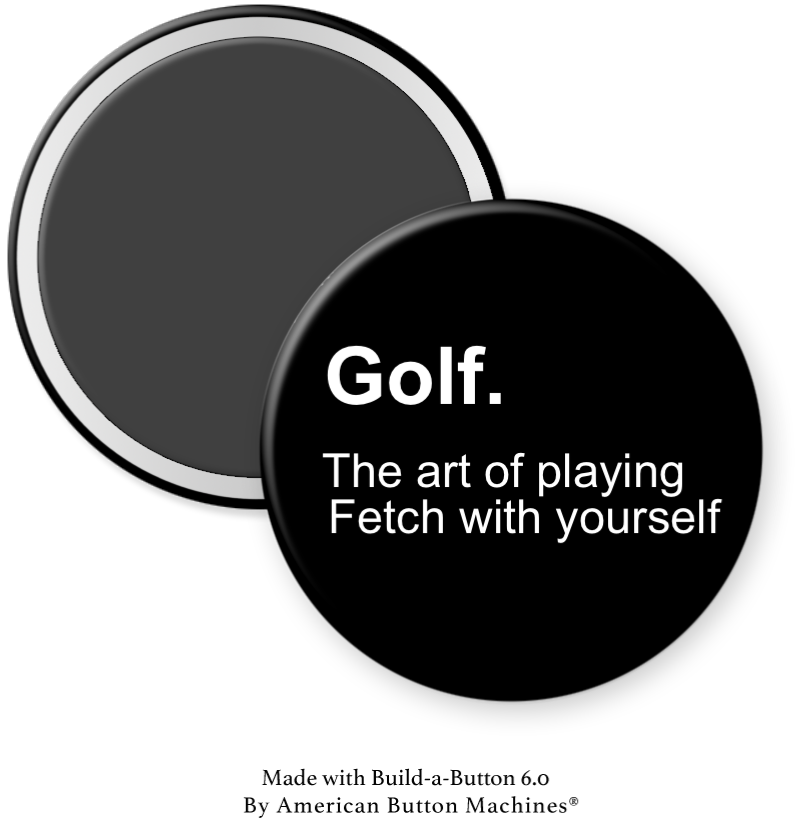 GOLF The Art of Playing Fetch with Yourself