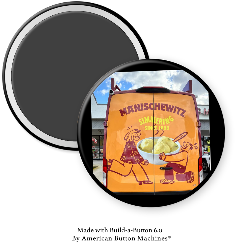 Manischewitz Food Truck - Magnets and Memories 