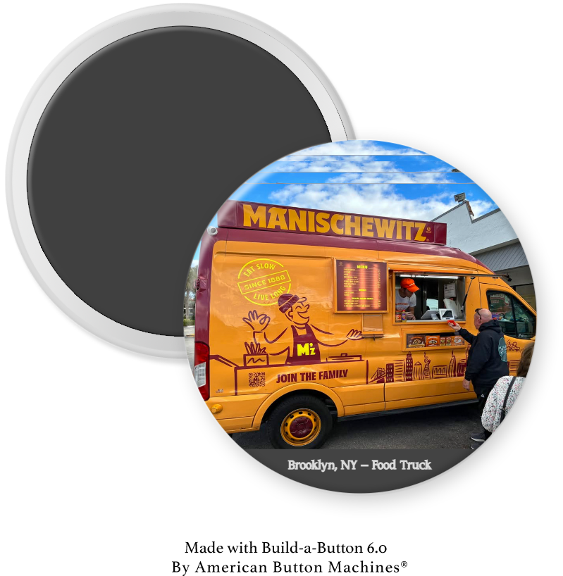 Manischewitz Food Truck - Magnets and Memories 
