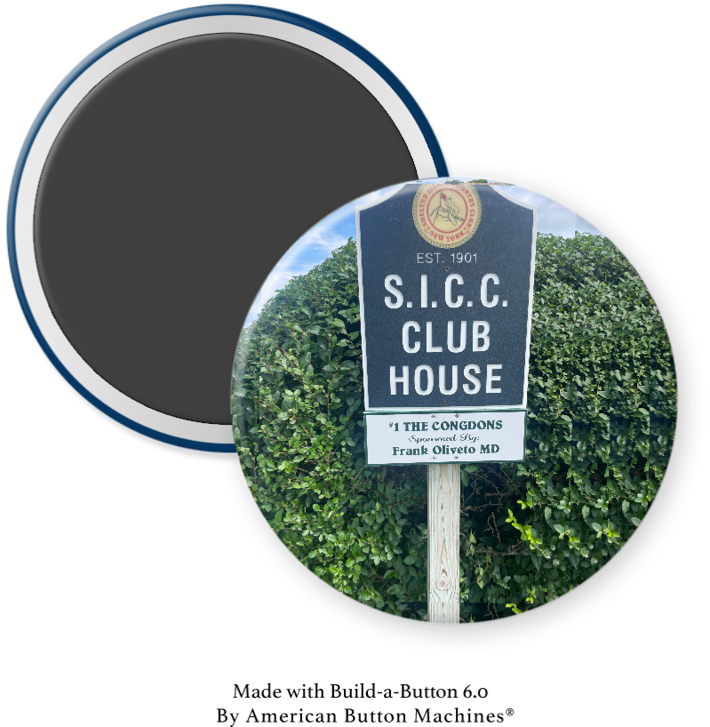 Shelter Island Country Club (Goat Hill) in NY Sign - Magnets and Memories 