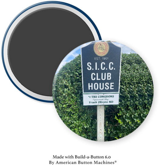 Shelter Island Country Club (Goat Hill) in NY Sign - Magnets and Memories 