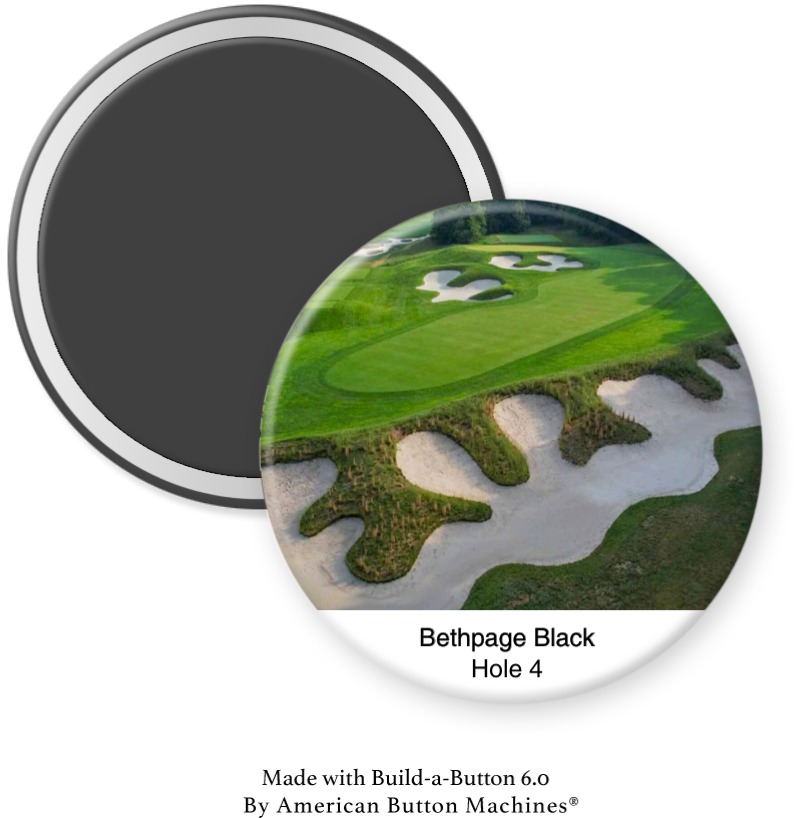 Bethpage Black,  Hole No. 4 - Magnets and Memories 