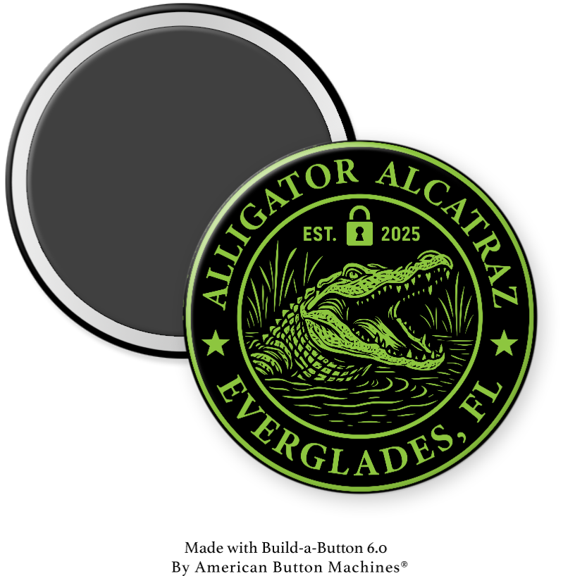 Alligator Alcatraz in Florida - Magnets and Memories 