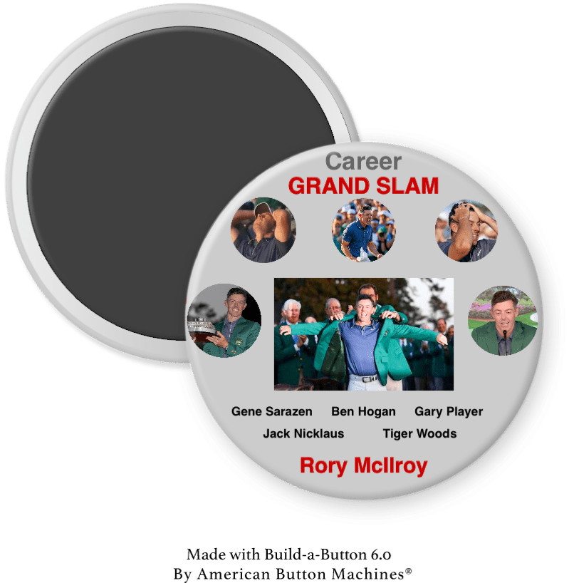 Rory McIlroy Earns his Career Grand Slam and Green Jacket in 2025! - Magnets and Memories