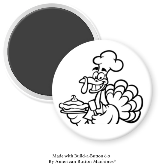 Thanksgiving Turkey N   To color - Magnets and Memories 