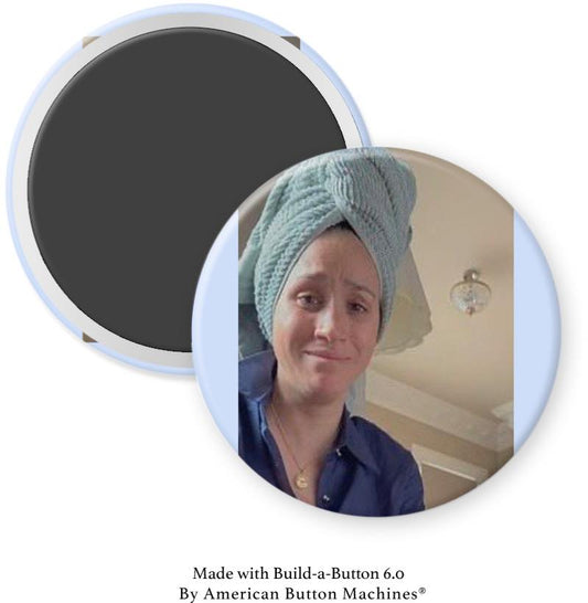 Meghan Markle Towel Head Shower Magnet - Magnets and Memories 