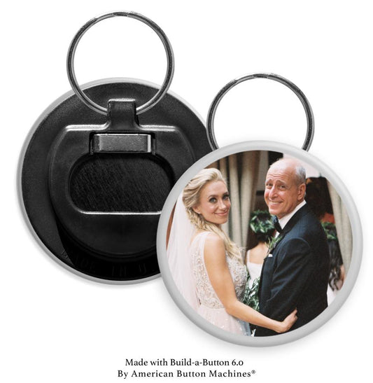 Wedding Photo Dad and Daughter Bottle Opener - Magnets and Memories 