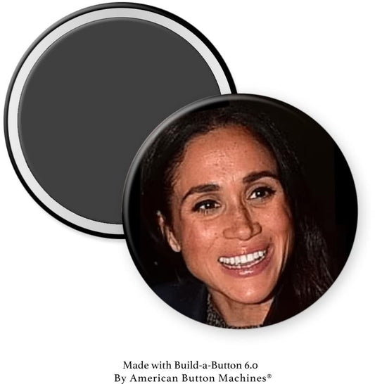 Meghan M with Natural Front Photo Magnet - Magnets and Memories 