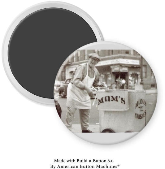 Mom's Knishes Cart Magnet - Magnets and Memories 