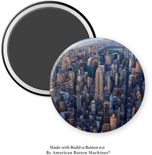 Aerial View of Manhattan Magnet - Magnets and Memories 