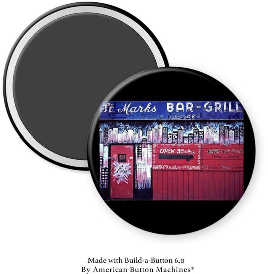 St. Marks Bar and Grill Magnet - Magnets and Memories