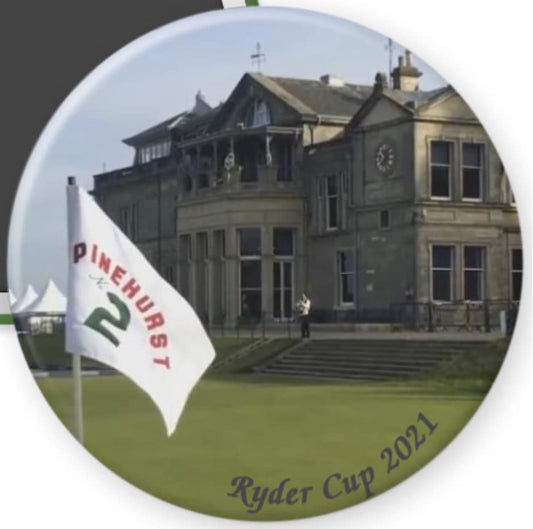 Ryder Cup 2021 Pinehurst Flag at St Andrews Magnet - Magnets and Memories 