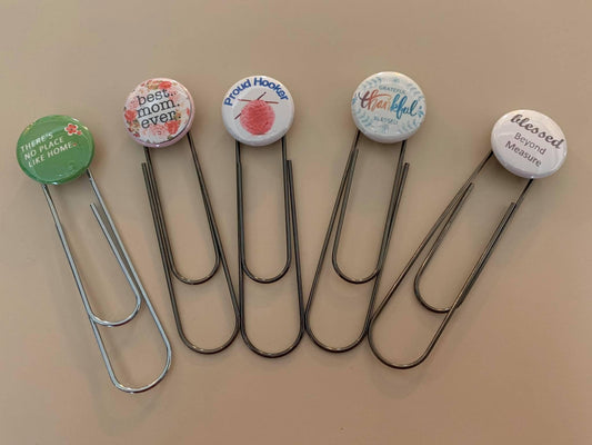 Knitting Bookmarks Set - Magnets and Memories 