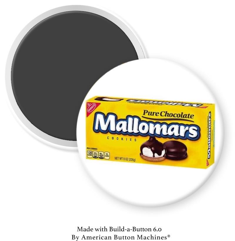 Pure Chocolate Mallomars Cookies Magnet - Magnets and Memories