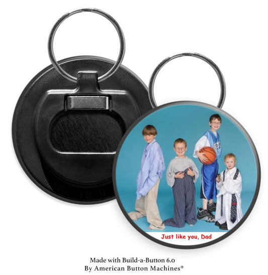 Just Like You Dad with Kids Bottle Opener - Magnets and Memories 