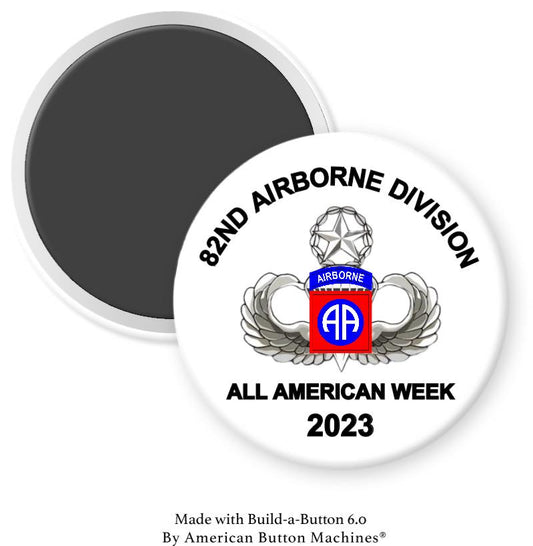 82nd Airborne Division All American Week 2023 Magnet - Magnets and Memories 