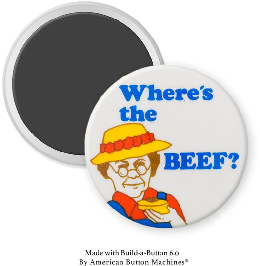 Where's the Beef Magnet - Magnets and Memories
