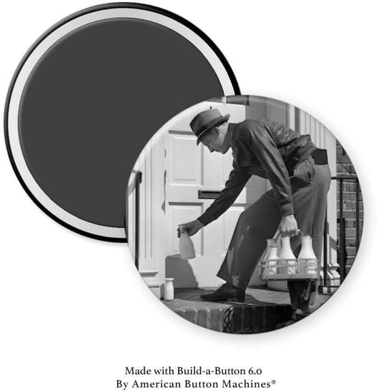 Milkman Delivers 1950s Magnet - Magnets and Memories 
