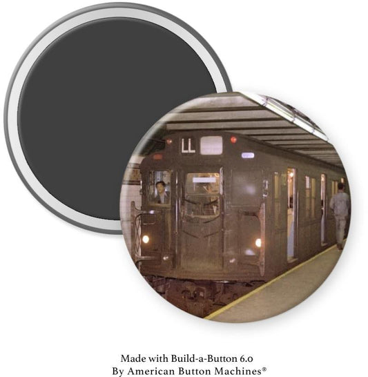 Canarsie LL Train Magnet - Magnets and Memories 