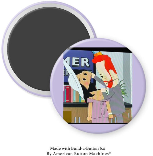 Harry and Meghan M Empty Inside on South Park TV Magnet - Magnets and Memories 