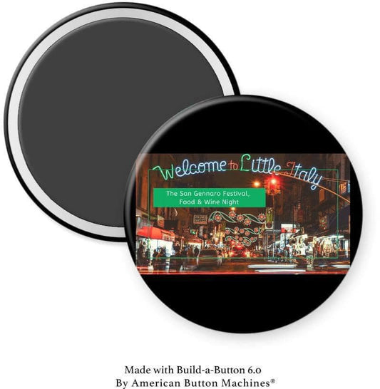 Welcome Little Italy at San Gennaro Festival Magnet - Magnets and Memories