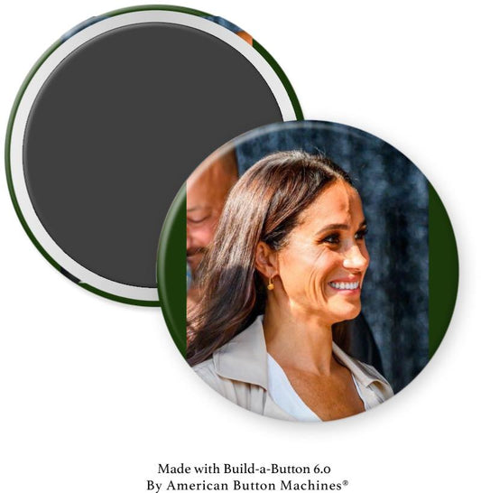 Meghan M Side Profile with Vein Magnet - Magnets and Memories 