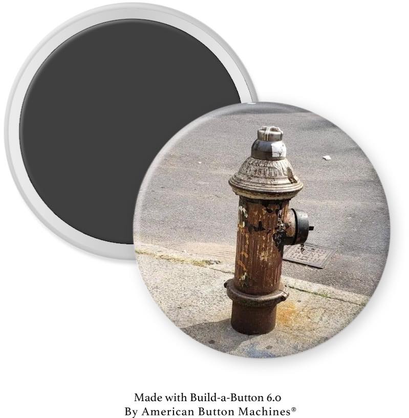Old Fire Hydrant Magnet - Magnets and Memories 