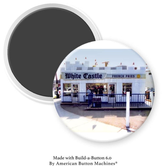 White Castle Front Magnet - Magnets and Memories