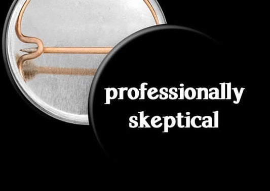 Professionally Skeptical Pinback - Magnets and Memories 