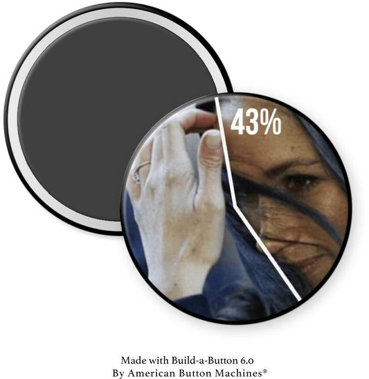 Meghan Markle 43% Nigerian Tan Looks 100% White Magnet - Magnets and Memories 