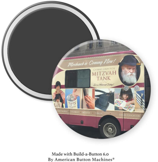 Mitzvah Tank Charity in Manhattan Magnet - Magnets and Memories 