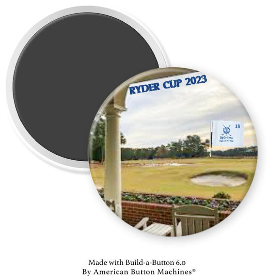 Ryder Cup 2023 The Old Course Flag at Pinehurst Magnet - Magnets and Memories 