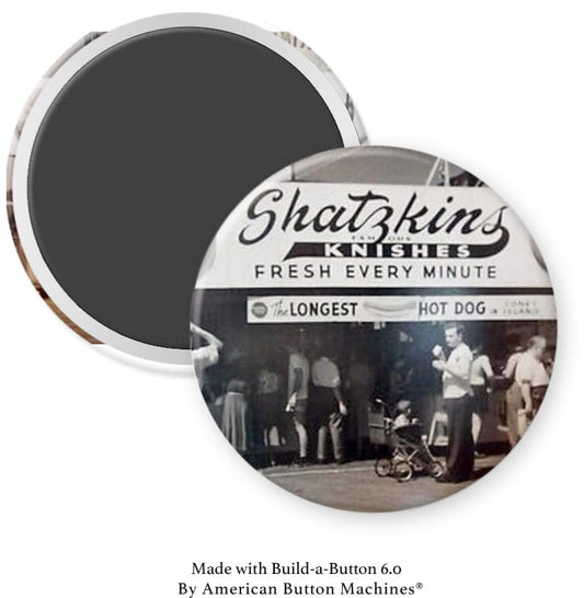 Shatzkins Knishes Outside Sign Magnet - Magnets and Memories