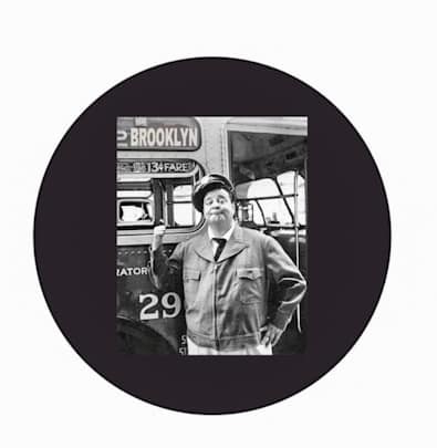 Ralph K and Brooklyn Bus on Honeymooners Show Magnet - Magnets and Memories 