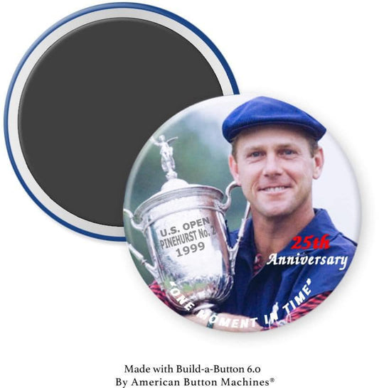 Payne Stewart with Trophy 25th Anniversary Magnet - Magnets and Memories 