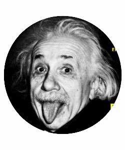 Albert Einstein Sticks Tongue Out Magnet - Magnets and Memories 